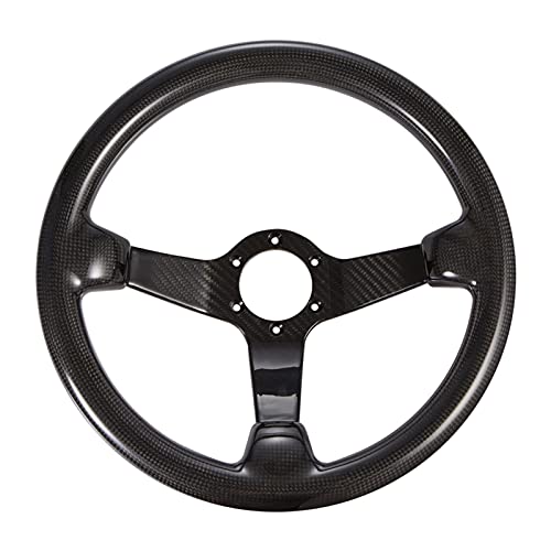 Volante Deportivo 350mm Black Car Racing Steering Wheel Placy Sport Drifting Universal Volante (Color : Black)