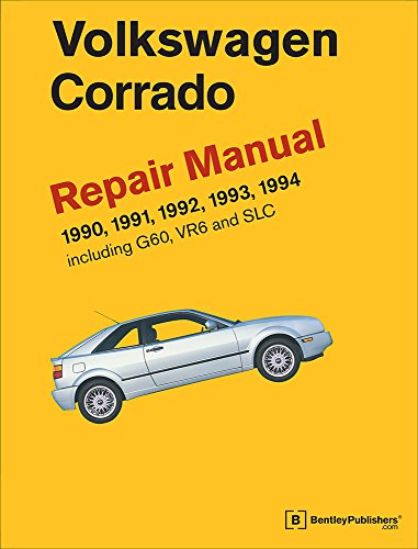 Volkswagen Corrado (A2) Official Factory Repair Manual 1990-1994: Including G60, VR6 and SLC