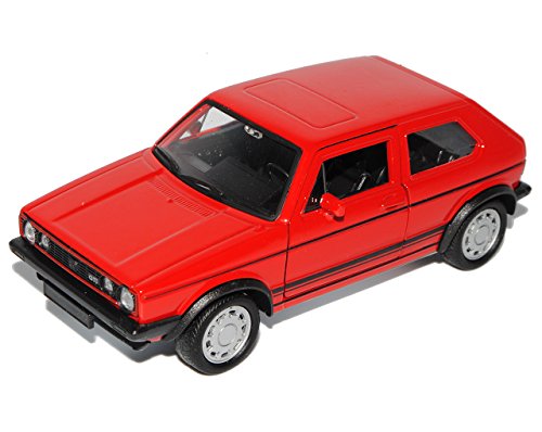Welly Volkwagen Golf I GTI rojo 3 puertas 1974-1983 ca 1/43 1/36-1/46 modelo Auto
