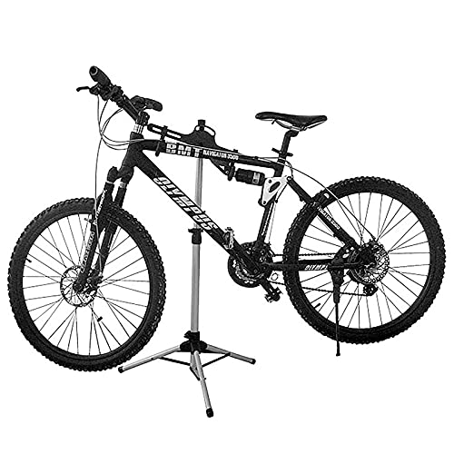 XYZCUP Soporte Bicicleta, Vertical Ajustable Almacenamiento para Bicicletas, Plata con Percha Bicicleta Suspensión Adecuado para Una Variedad De Bicicletas