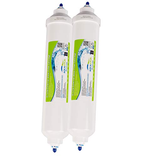 2 x filtros de agua universales para DAEWOO, SAMSUNG, LG, BEKO, BOSCH, SIEMENS con tubos conectores ajustables de 0,64 cm
