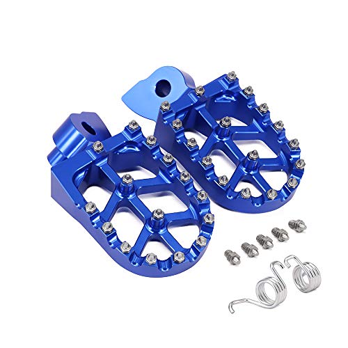 AnXin estriberas estriberas pedal descansa CNC MX para Yamaha YZ65 YZ85 YZ125/250 YZ250F YZ426F YZ450F YZ125X YZ250X YZ250FX YZ450FX WR250F WR400F WR426F WR450F WR450F