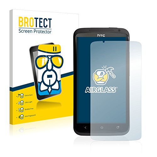 BROTECT Protector Pantalla Cristal Compatible con HTC One X Protector Pantalla Vidrio - Dureza Extrema, Anti-Huellas, AirGlass