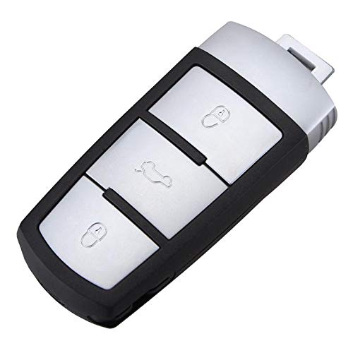 Carcasa para llave inteligente de 3 botones para VW Volkswagen Passat Mk7 B6, entrada sin llave, llavero remoto