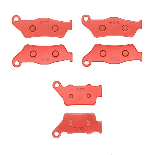 MEXITAL cerámica Pastillas de freno Delanteras + Traseras para XT 660 Z Tenere (Non ABS) (08-16) / XT 660 ZA Tenere (ABS) (11-16)