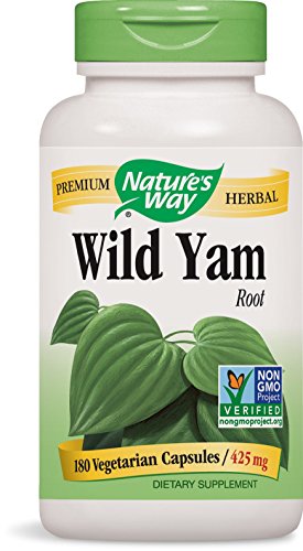 Nature's Way Wild Yam, 180 Vcaps, 425mg