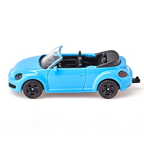siku 1505, Descapotable VW Beetle, Metal/Plástico, Azul claro, Vehículo de juguete para niños, Enganche para remolque