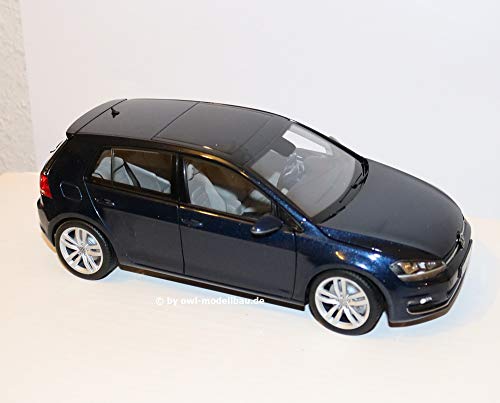 VW Golf VII, metálico-azul oscuro, Modelo de Auto, modello completo, I-Norev 1:18