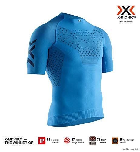 X-Bionic Camiseta M/C Twyce G2 Run Hombre Azul, L