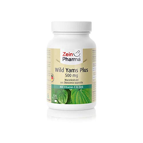 Zein Pharma Wild Yams Plus, 500 Mg, 120 Caps