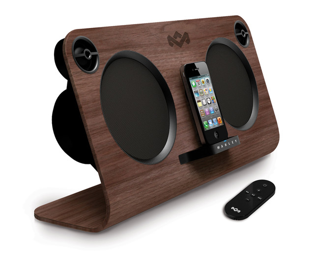 dock iphone madera