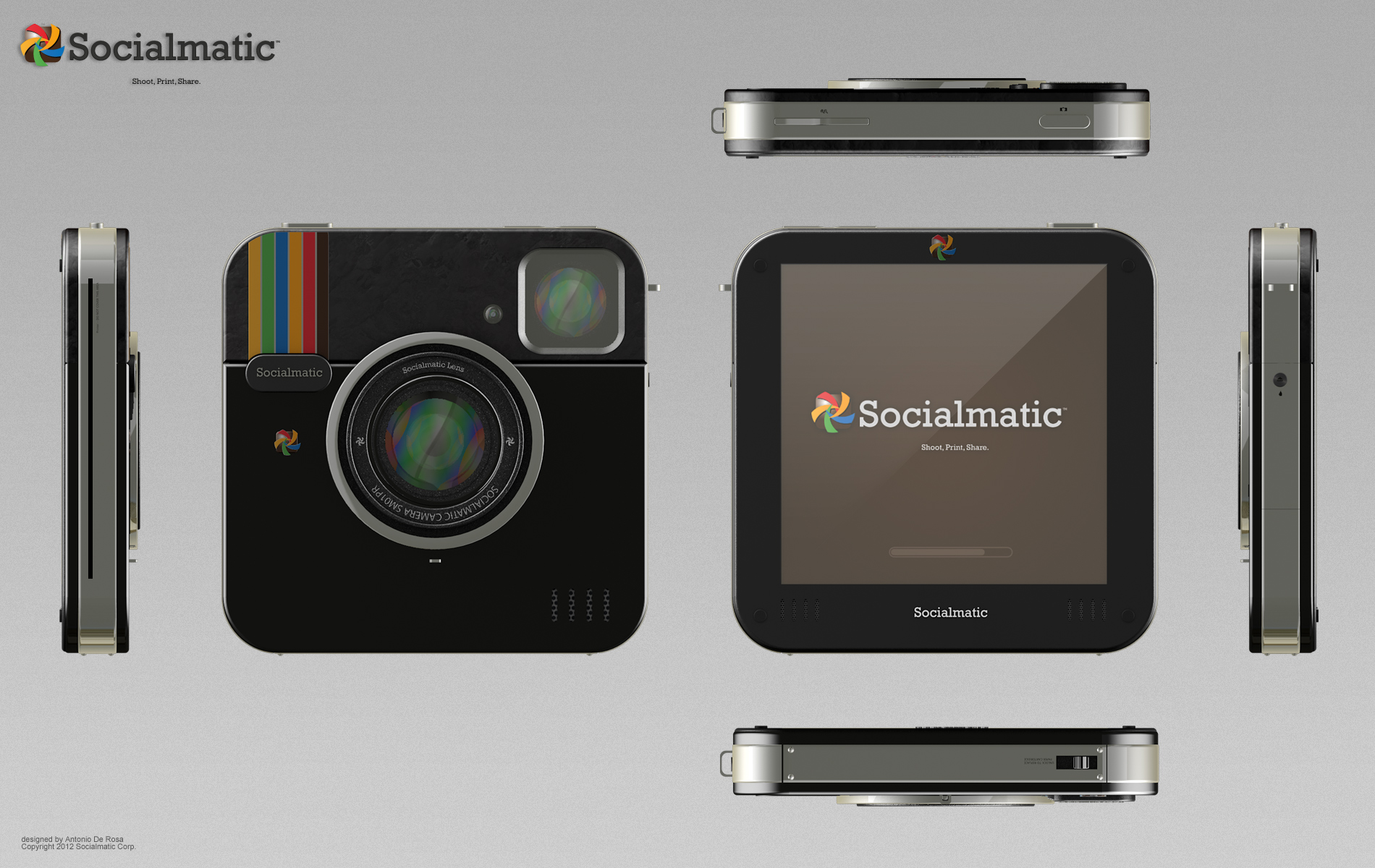 socialmatic instagram sensor print camera