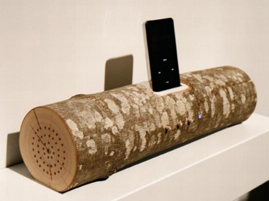 altavoz con forma de ramo de arbol 