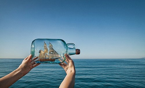Barcos en botella, el arte del modelismo naval Barcos en botella, el arte del modelismo naval