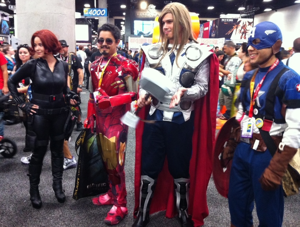 cosplay disfrazados de los vengadores