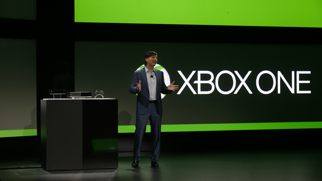 un momento de la presentación de la Xbox One