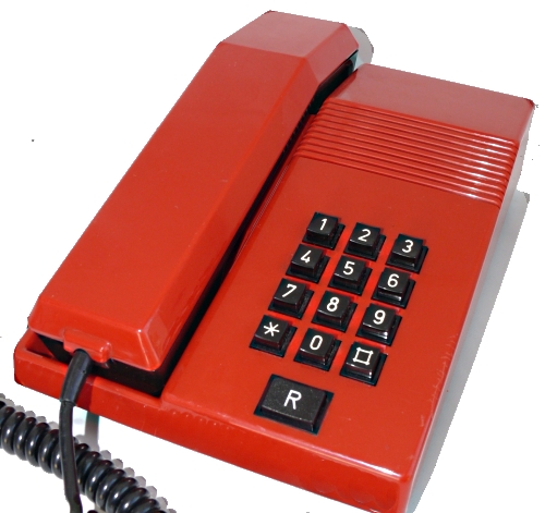 típico teléfono de los años 80