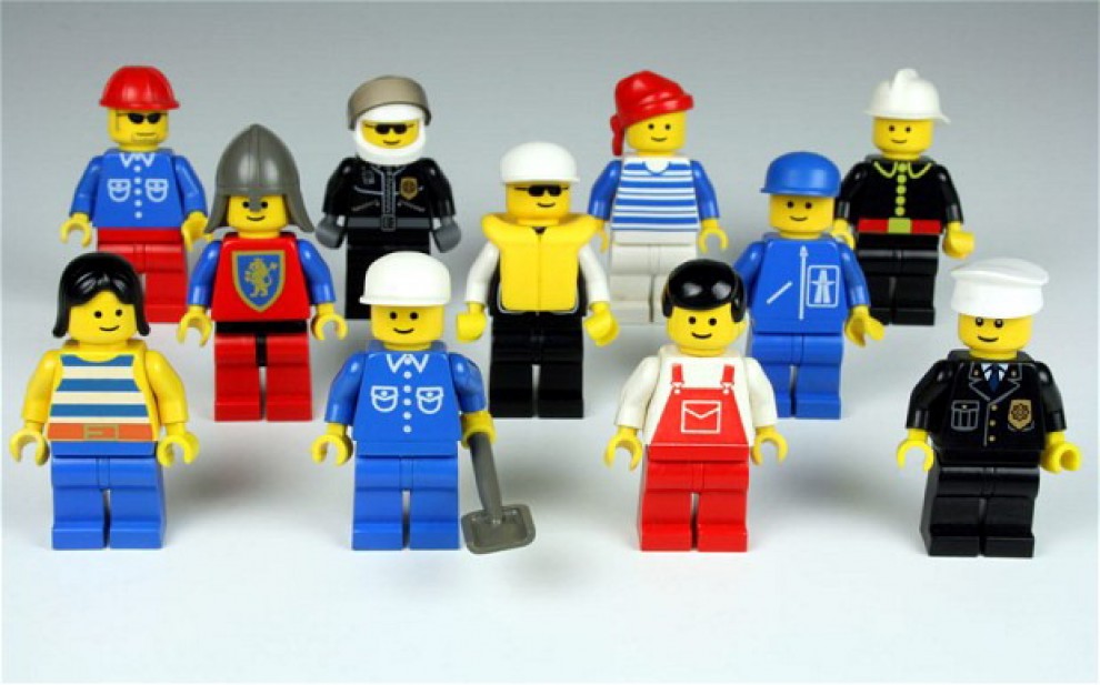 los muñecos Lego de los años 80 y 90
