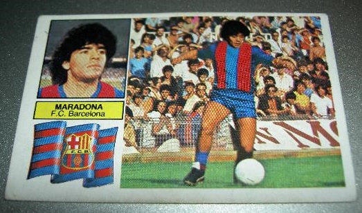 cromo de Maradona