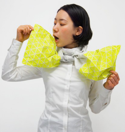 cómo hinchar la bufanda origami