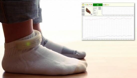 cómo funciona el calcetín tecnológico
