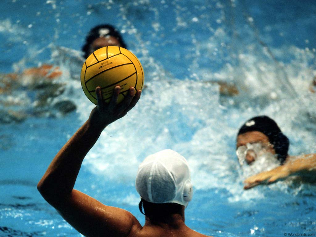 un partido de waterpolo