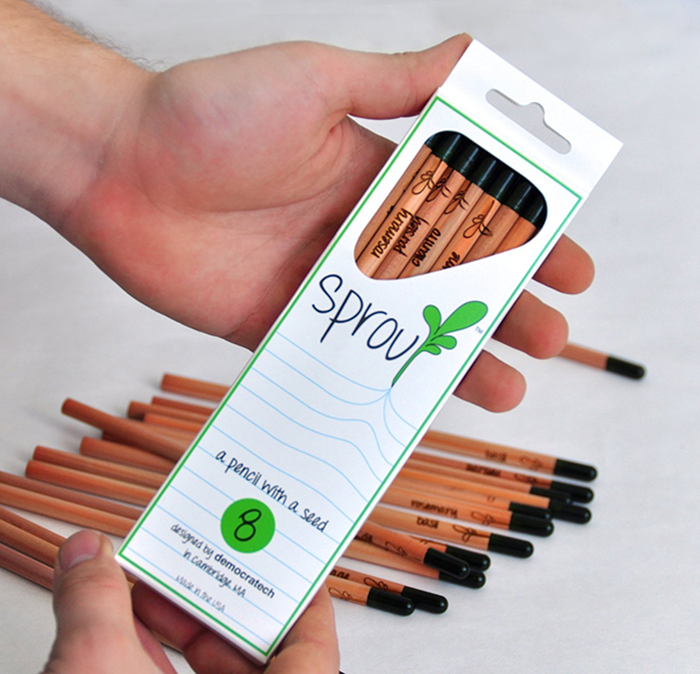 El lápiz ecológico que se convierte en planta El lápiz ecológico que se convierte en planta