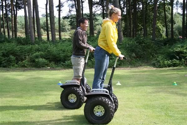 Un Segway en funcionamiento