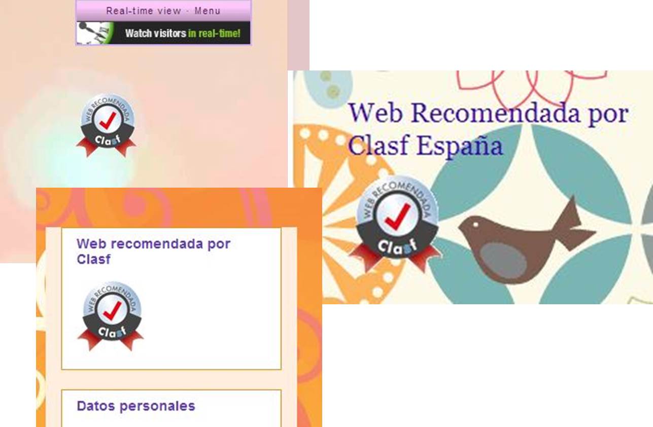 webs que alojan el sello de "web recomendada por Clasf"