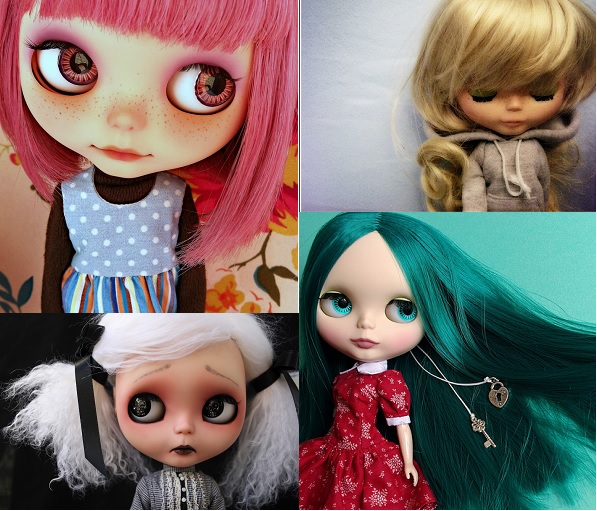 Collage de muñecas Blythe 