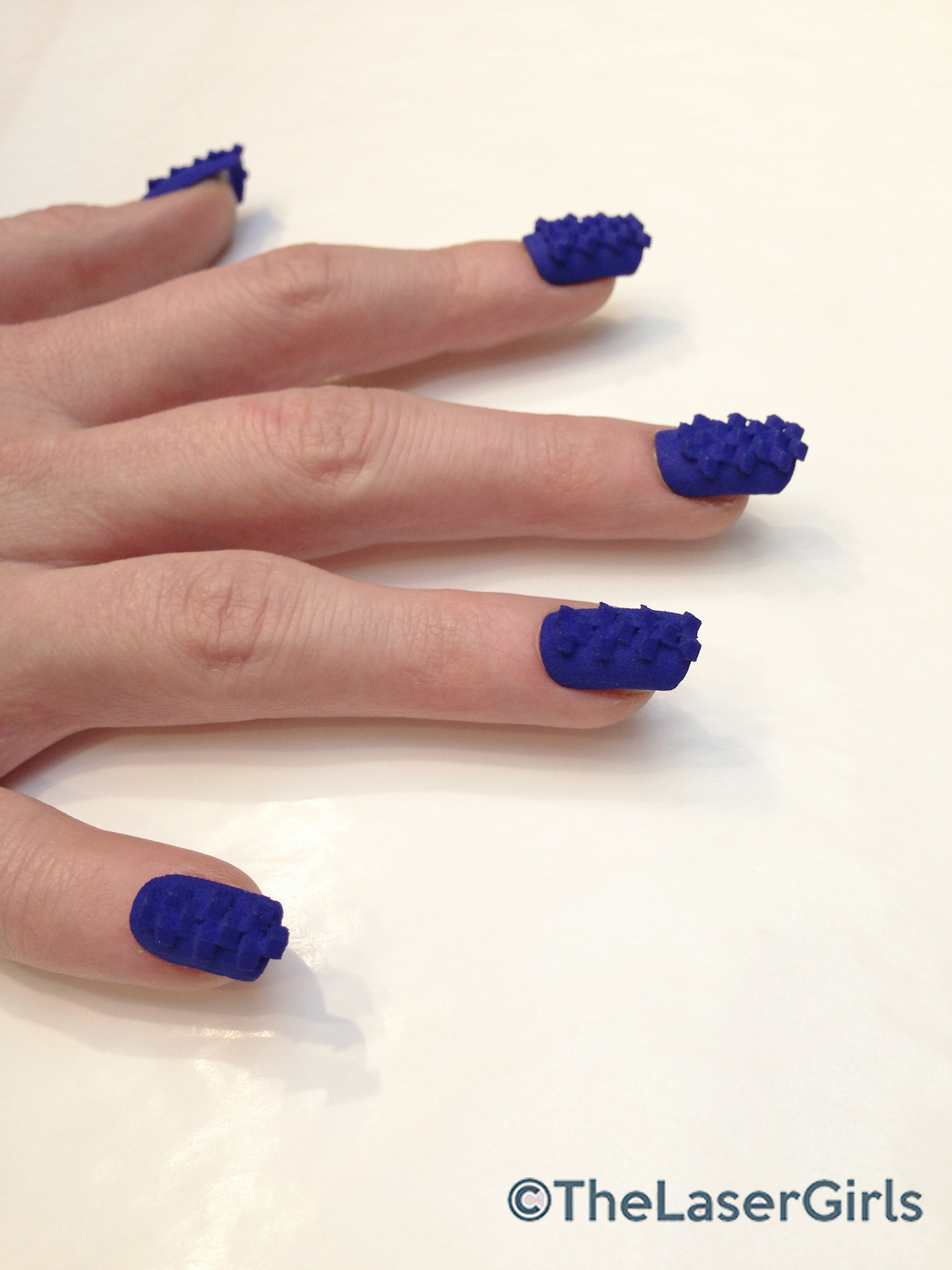 Uñas impresas con impresoras 3D