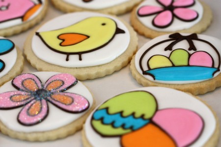 Galletas decoradas con glasa real