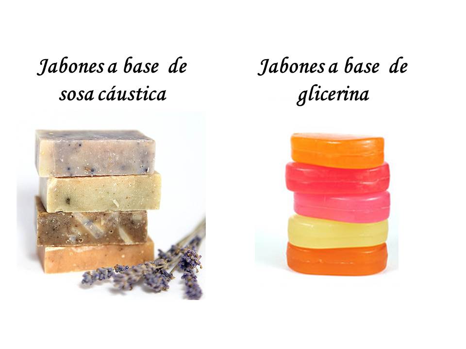 Jabones artesanales con sosa cáustica y glicerina