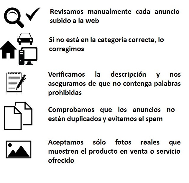 Proceso de validación de anuncios en Clasf