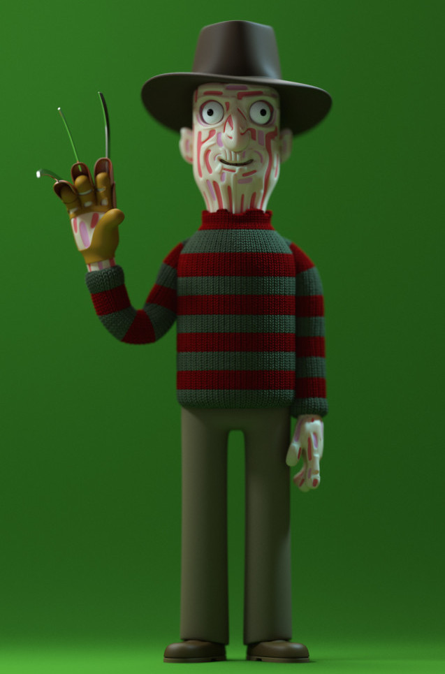Figurín de Freddy Krueger