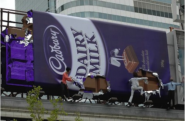 Publicidad creativa de Cadbury