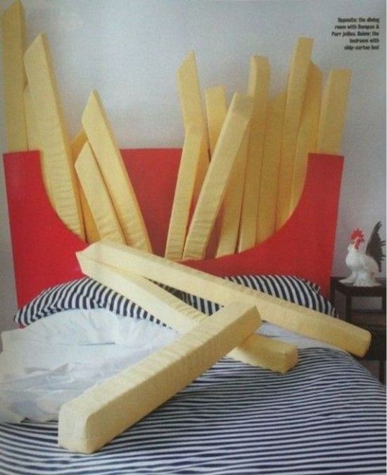 Almohadas con forma de patatas