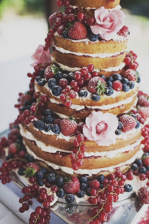 Naked cake con frutas