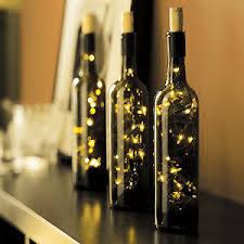 botella con luces