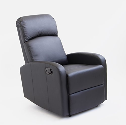 Astan Hogar Sillón Relax con Reclinación Manual, Negro, Talla Única Astan Hogar Sillón Relax con Reclinación Manual, Negro, Talla Única