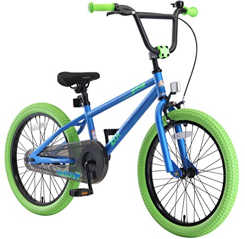 BIKESTAR Bicicleta Infantil para niños y niñas a Partir de 6 años | Bici 20 Pulgadas con Frenos | 20" Edición BMX BLU Verde BIKESTAR Bicicleta Infantil para niños y niñas a Partir de 6 años | Bici 20 Pulgadas con Frenos | 20" Edición BMX BLU Verde