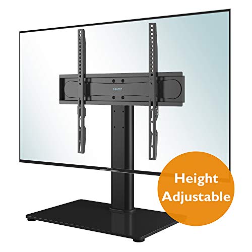 BONTEC Universal Soporte Altura Ajustable para televisión de 26 – 55 Pulgadas, Soporte TV Mesa para TV LCD LED Plasma, hasta 40 kg, máx. VESA 400 x 400 mm BONTEC Universal Soporte Altura Ajustable para televisión de 26 – 55 Pulgadas, Soporte TV Mesa para TV LCD LED Plasma, hasta 40 kg, máx. VESA 400 x 400 mm