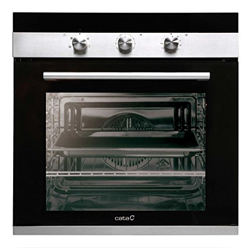 Cata CM 760 AS BK Horno multifunción, 2400 W, 50 litros, Acero Inoxidable, Negro