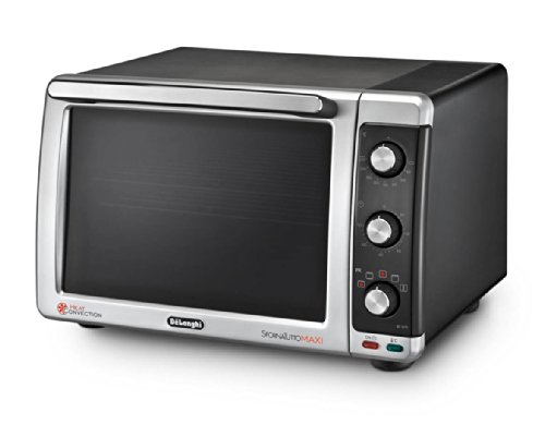 De'Longhi EO32752 Horno de sobremesa, 2200 W, 32 L, grill, convección, acero inoxidable, plástico, negro