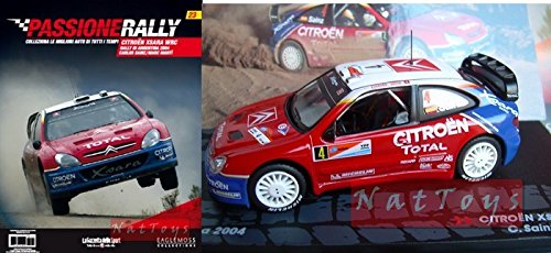 EDICOLA Citroen Xsara WRC Argentina 2004 Sainz Model Die Cast 1:43 +fas Passione Rally Compatible con EDICOLA Citroen Xsara WRC Argentina 2004 Sainz Model Die Cast 1:43 +fas Passione Rally Compatible con