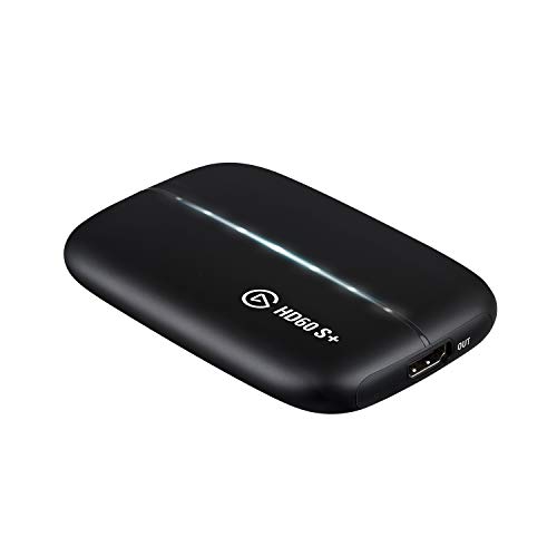 Elgato Game Capture HD60 S+ Tarjeta de captura 1080p60 HDR10 con traspaso de señal 4K60 HDR10 sin retardo, tecnología de latencia ultrabaja, Negro Elgato Game Capture HD60 S+ Tarjeta de captura 1080p60 HDR10 con traspaso de señal 4K60 HDR10 sin retardo, tecnología de latencia ultrabaja, Negro