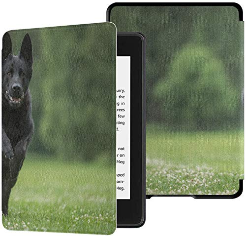 Funda de Tela Kindle Paperwhite Resistente al Agua (10a generación, versión 2018), línea de Trabajo Negra Funda de Tableta Pastor Alemán Funda de Tela Kindle Paperwhite Resistente al Agua (10a generación, versión 2018), línea de Trabajo Negra Funda de Tableta Pastor Alemán