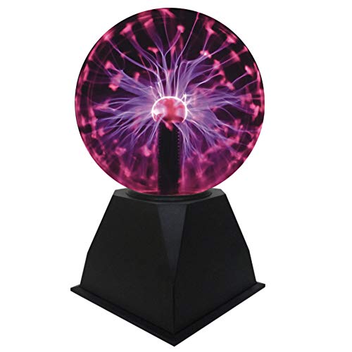 Goeco Luz de la bola de plasma Lámpara táctil sensible a la esfera de iones Bola de Cristal Mágica en Atmósfera de Carnaval Rayo