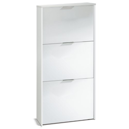 Habitdesign LC7877BO - Zapatero 3 Puertas, Zapatero Estrecho Capacidad de 18 Pares de Zapatos, Acabado en Color Blanco, Medidas: 113 cm (Alto) x 60 cm (Ancho) x 22 cm (Fondo) Habitdesign LC7877BO - Zapatero 3 Puertas, Zapatero Estrecho Capacidad de 18 Pares de Zapatos, Acabado en Color Blanco, Medidas: 113 cm (Alto) x 60 cm (Ancho) x 22 cm (Fondo)