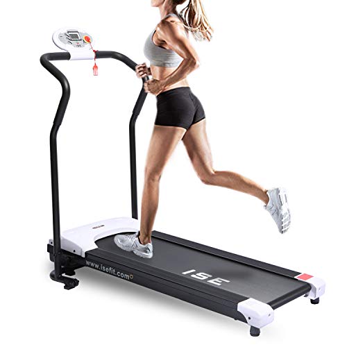 ISE SY-1001 - Cinta de Correr eléctrica Plegable, motorizada, 10 km/h, Motor DC 750 W, Sistema de conducción, silencioso, Ideal para hogar/oficinas. ISE SY-1001 - Cinta de Correr eléctrica Plegable, motorizada, 10 km/h, Motor DC 750 W, Sistema de conducción, silencioso, Ideal para hogar/oficinas.